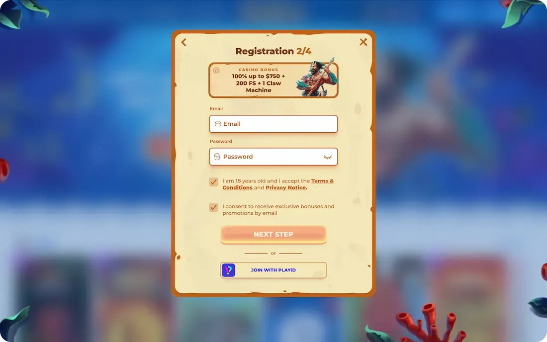 posido casino registration