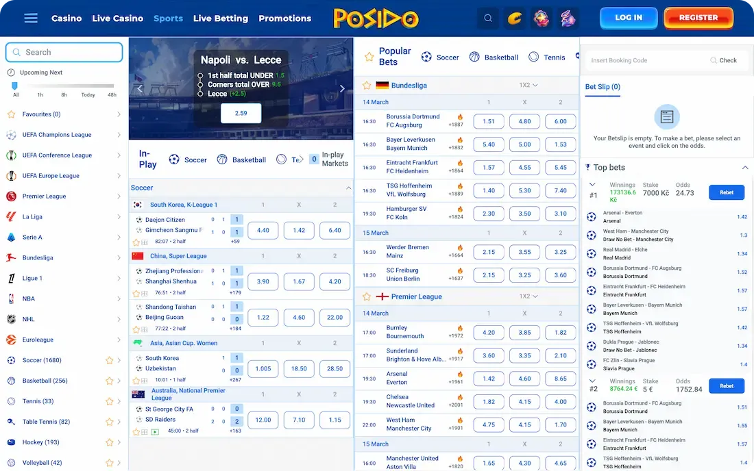 posido casino sport